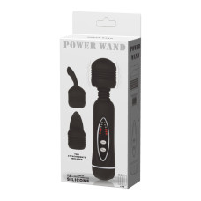 Вібратор зі змінними насадками LyBaile Power Wand Massage Kit Black
