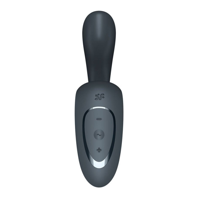 Вагинально-клиторальный вибратор Satisfyer G for Goddess 1 Dark Grey, 2 мотора Вагинально-клиторальный вибратор Satisfyer G for Goddess 1 Dark Grey, 2 мотора
