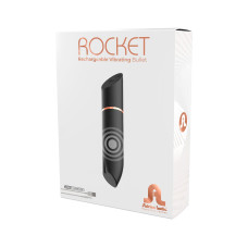Виброшар в виде помады Adrien Lastic Rocket Black