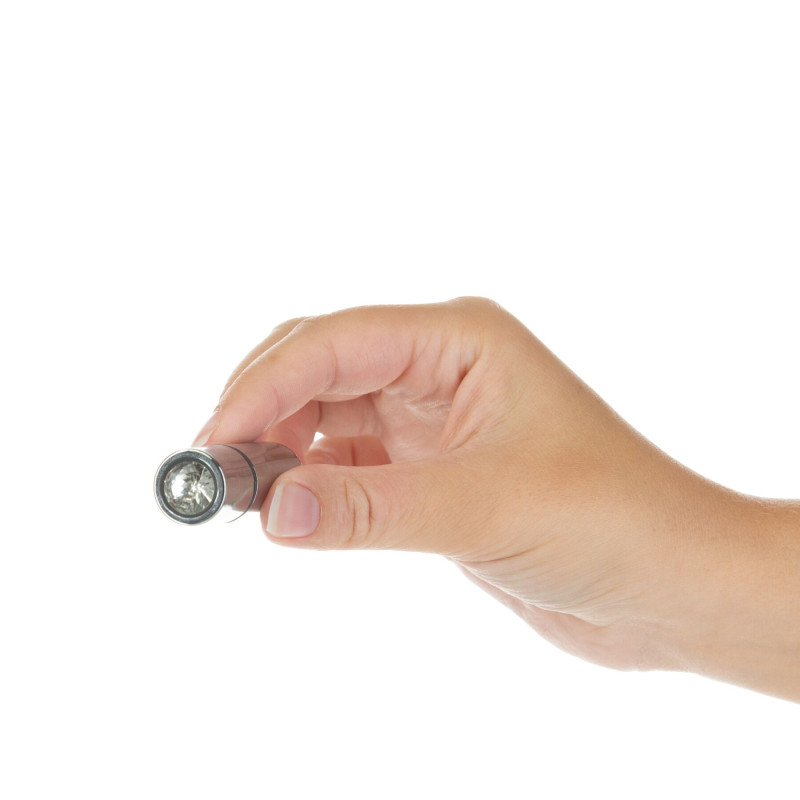 Віброкуля PowerBullet First-Class Bullet 2.5″ з Key Chain Pouch, Silver, 9 режимів вібрації Віброкуля PowerBullet First-Class Bullet 2.5″ з Key Chain Pouch, Silver, 9 режимів вібрації