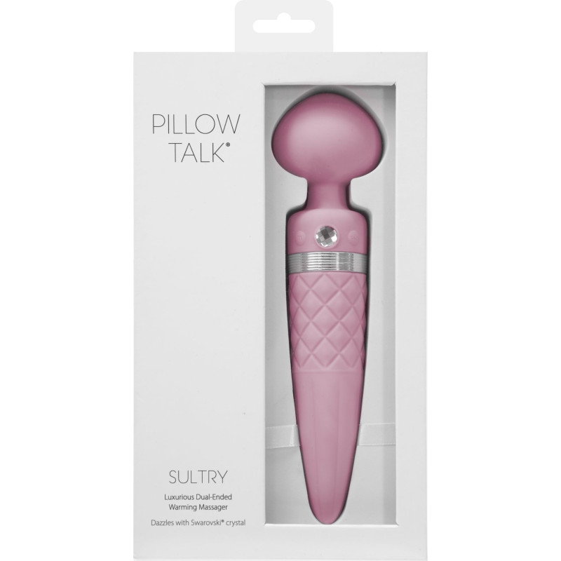 Вибромассажер 2-в-1 PILLOW TALK Sultry Розовый Вибромассажер 2-в-1 PILLOW TALK Sultry Розовый