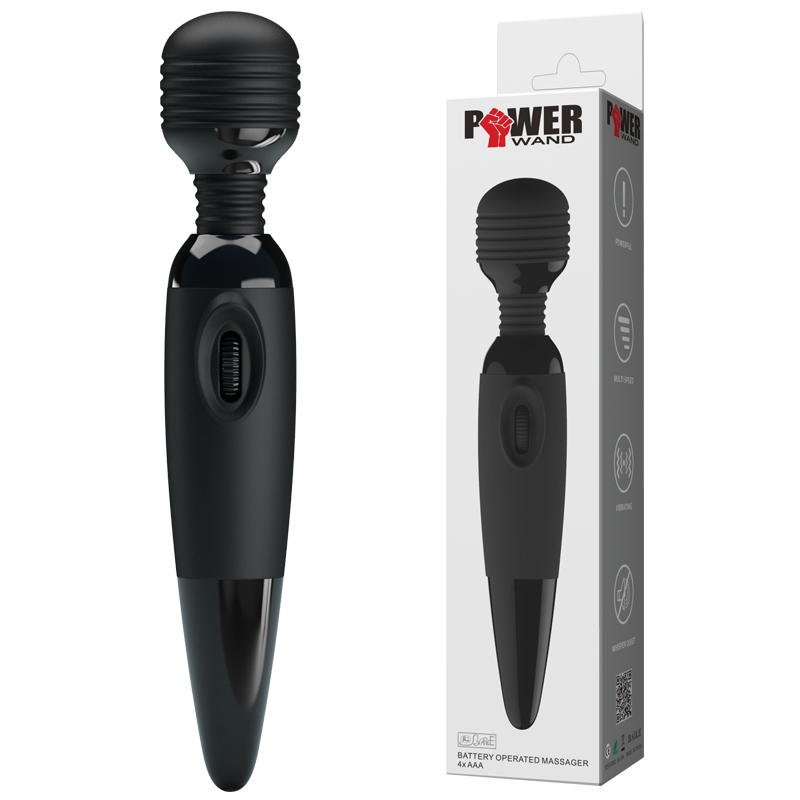 Вибратор Pretty Love Power Wand Massager Черный Вибратор Pretty Love Power Wand Massager Черный
