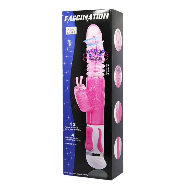 Вибратор LyBaile Fascination Vibrating & Rotating 30 см Вибратор LyBaile Fascination Vibrating & Rotating 30 см