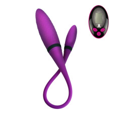 Вибратор для двоих Adrien Lastic AD-2 с пультом LRS