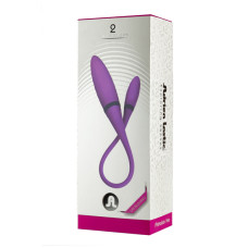 Вибратор для двоих Adrien Lastic AD-2 с пультом LRS