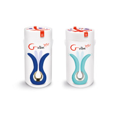 Бірюзовий Анатомічний вібратор Fun Toys Gvibe Mini