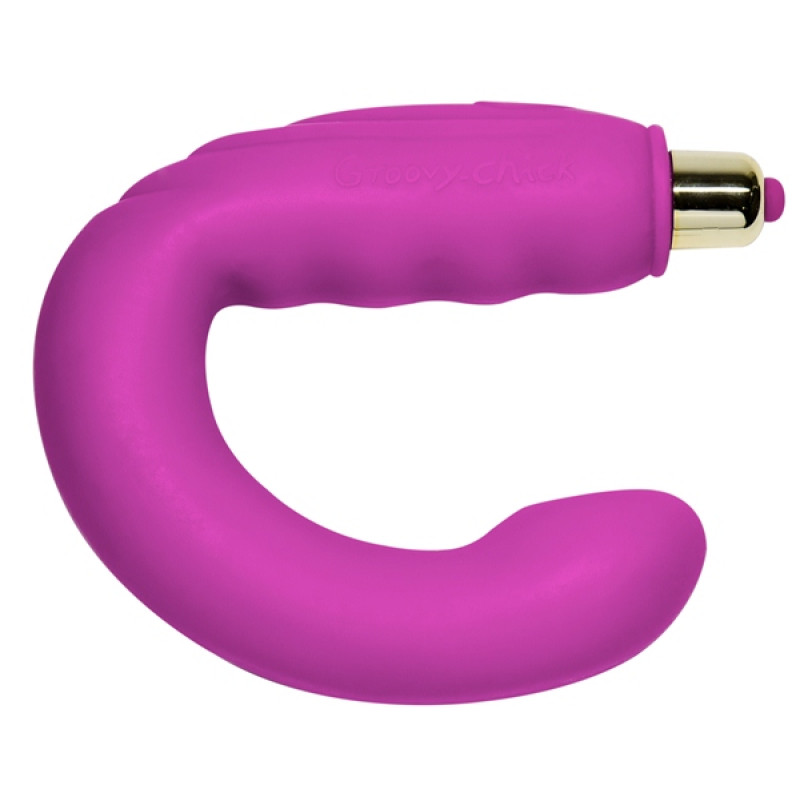 Стимулятор клитора и точки G Rocks Off Groovy-Chick 7 Розовый Стимулятор клитора и точки G Rocks Off Groovy-Chick 7 Розовый