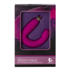 Стимулятор клитора и точки G Rocks Off Groovy-Chick 7 Розовый