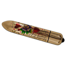 Вібратор Rocks Off RO-160 мм Tattoo Hearts and Roses