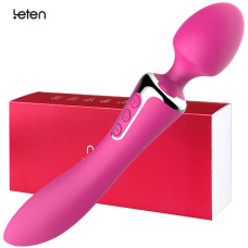 Вибромассажер двухсторнний Leten AV 1+1 Розовый