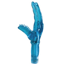 Вібратор NMC Two Finger Juicy Junky 5,5 Блакитний