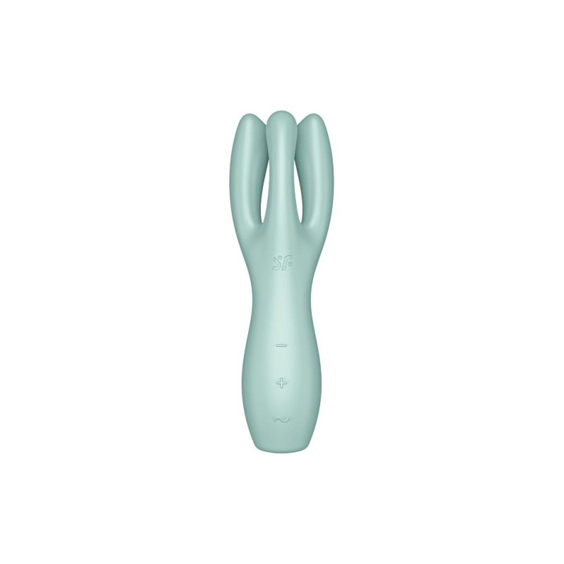 Клиторальный вибратор Satisfyer Threesome 3 Mint с тремя пальчиками