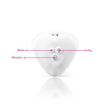 Вибратор для клитора Mystim Heart´s Desire White, 8 режимов, очень мощный