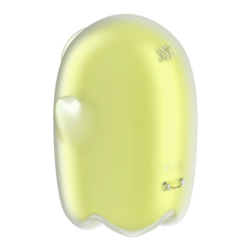 Вакуумный клиторальный стимулятор с вибрацией Satisfyer Glowing Ghost Yellow, светящийся в темноте Вакуумный клиторальный стимулятор с вибрацией Satisfyer Glowing Ghost Yellow, светящийся в темноте