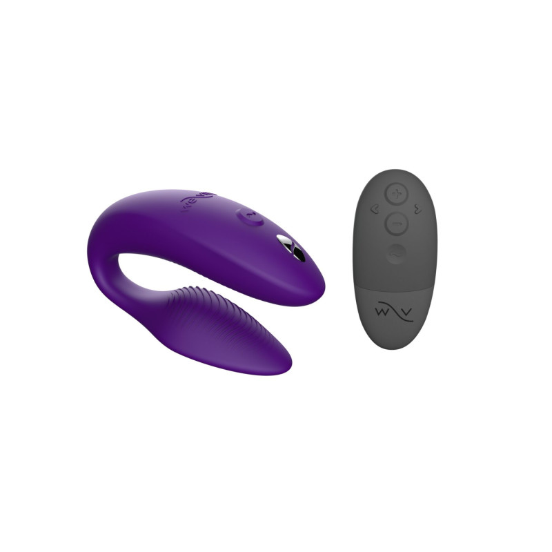 Смарт-вибратор для пар We-Vibe Sync 2 Purple, 10 виброрежимов, пульт ДУ Смарт-вибратор для пар We-Vibe Sync 2 Purple, 10 виброрежимов, пульт ДУ