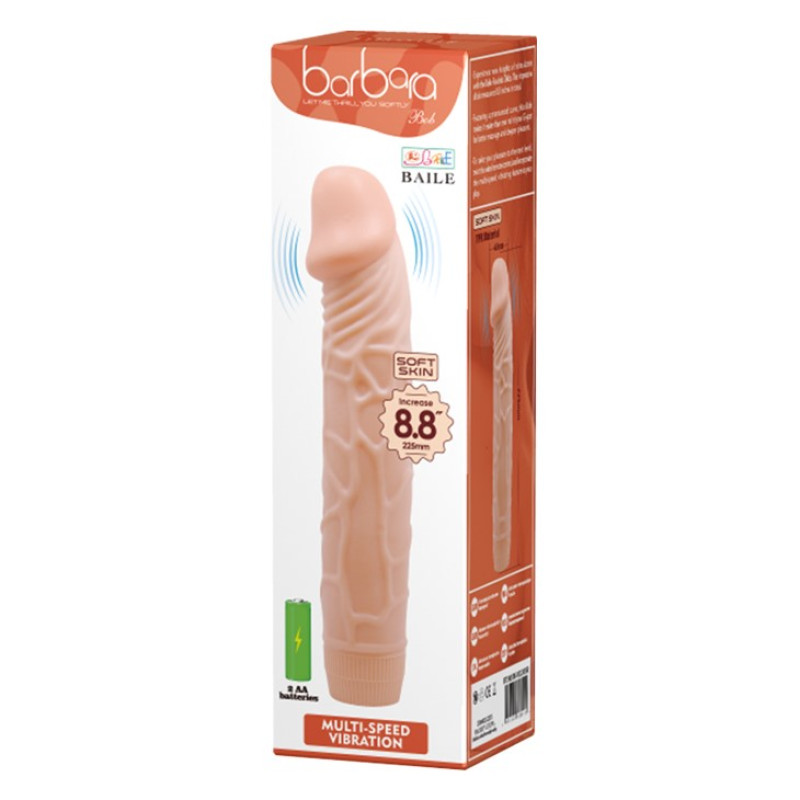Реалистичный вибратор LyBaile Barbara Bob Dildo Vibrator Телесный Реалистичный вибратор LyBaile Barbara Bob Dildo Vibrator Телесный