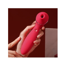 Вакуумний вібратор KisToy Polly Plus Червоний