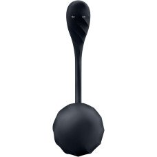 Віброяйце Satisfyer Ribbed Petal Connect App Black