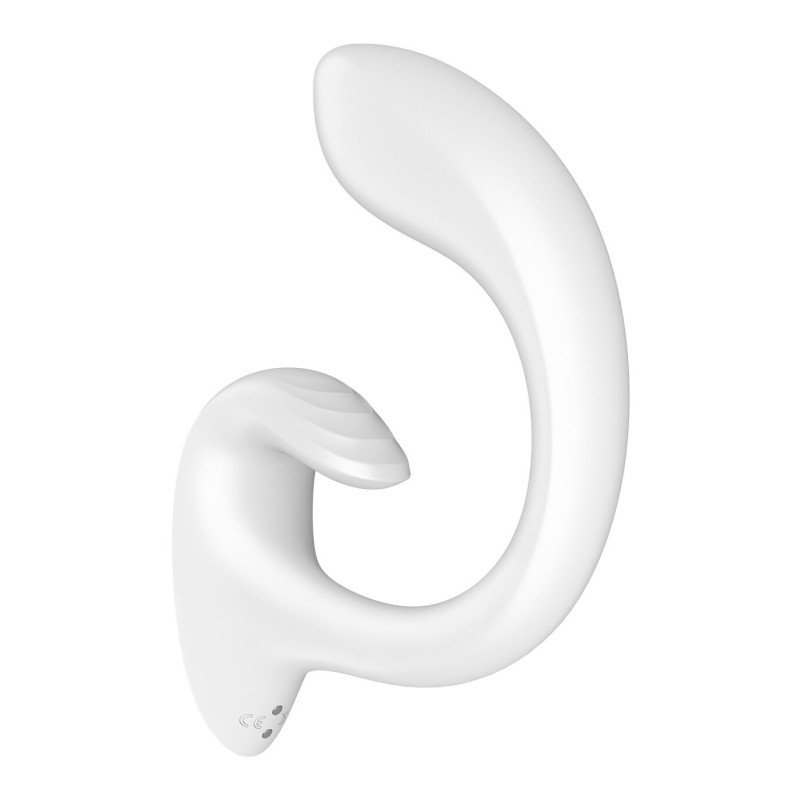 Вагинально-клиторальный вибратор Satisfyer G for Goddess 1 White, 2 мотора Вагинально-клиторальный вибратор Satisfyer G for Goddess 1 White, 2 мотора