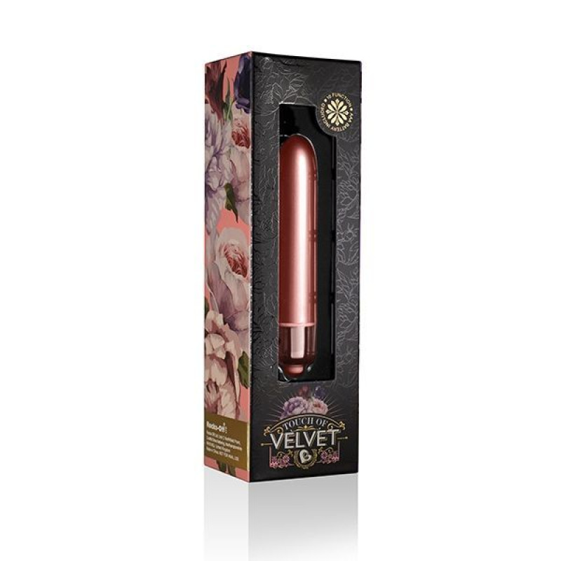 Вибропуля Rocks Off RO-90mm Touch of Velvet Peach Blossom Матовая Вибропуля Rocks Off RO-90mm Touch of Velvet Peach Blossom Матовая