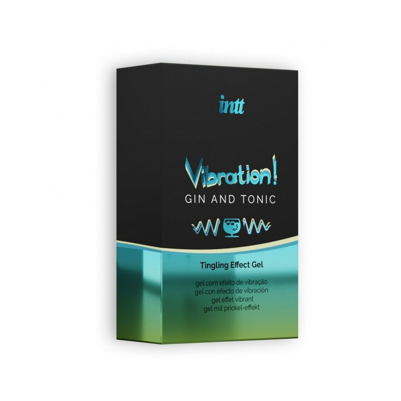 Жидкий вибратор Intt Vibration Gin Tonic (15 мл) EXTRA GREEN Жидкий вибратор Intt Vibration Gin Tonic (15 мл) EXTRA GREEN