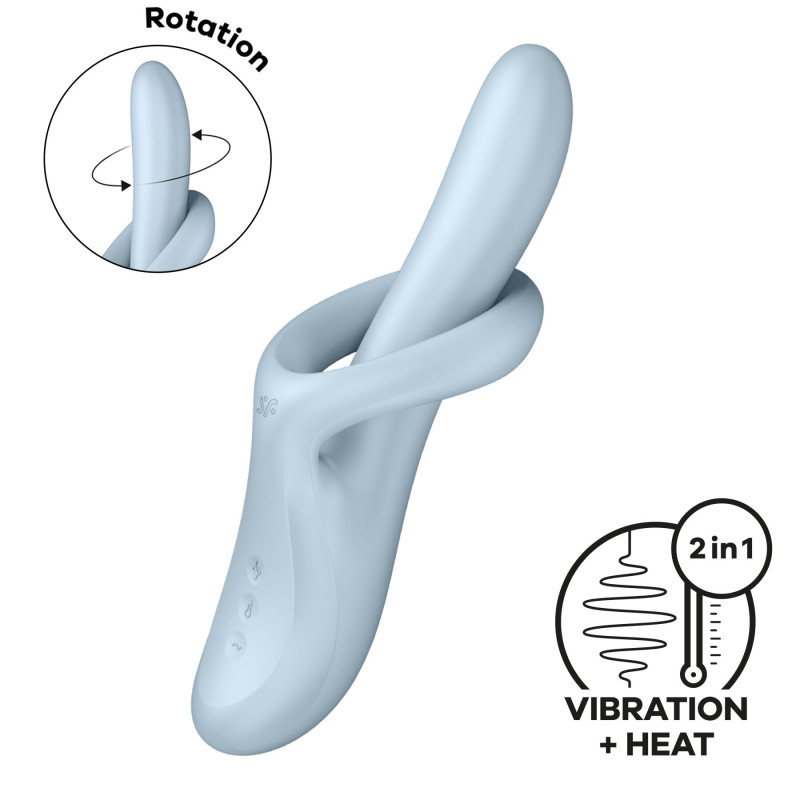 Вибратор Satisfyer Heat Flex 4 Blue Вибратор Satisfyer Heat Flex 4 Blue