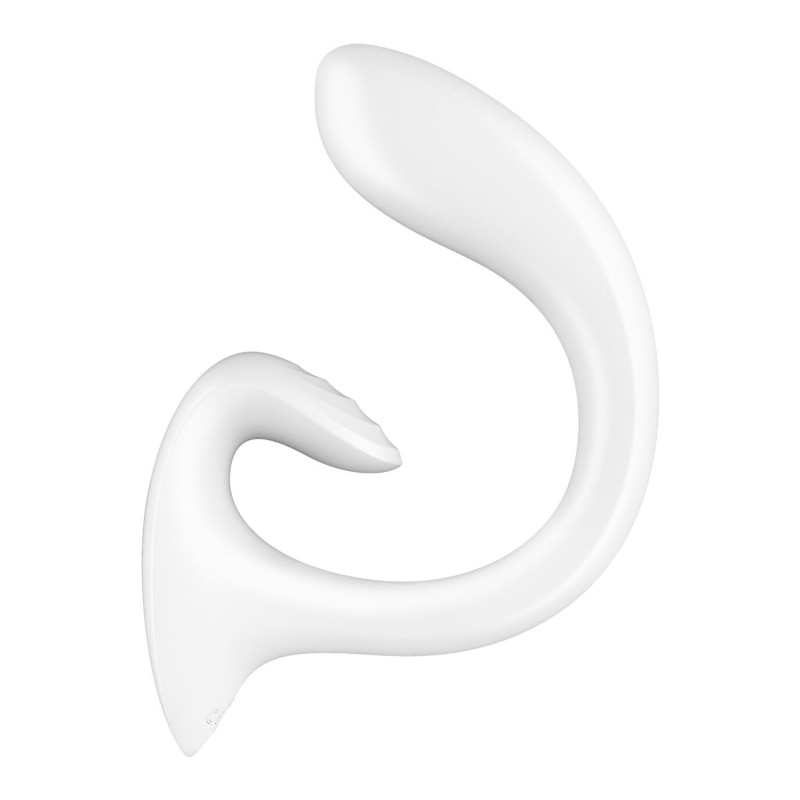 Вагинально-клиторальный вибратор Satisfyer G for Goddess 1 White, 2 мотора Вагинально-клиторальный вибратор Satisfyer G for Goddess 1 White, 2 мотора