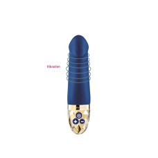 Вібратор Mystim Real Deal Neil Blue, потужний мотор, 8 режимів