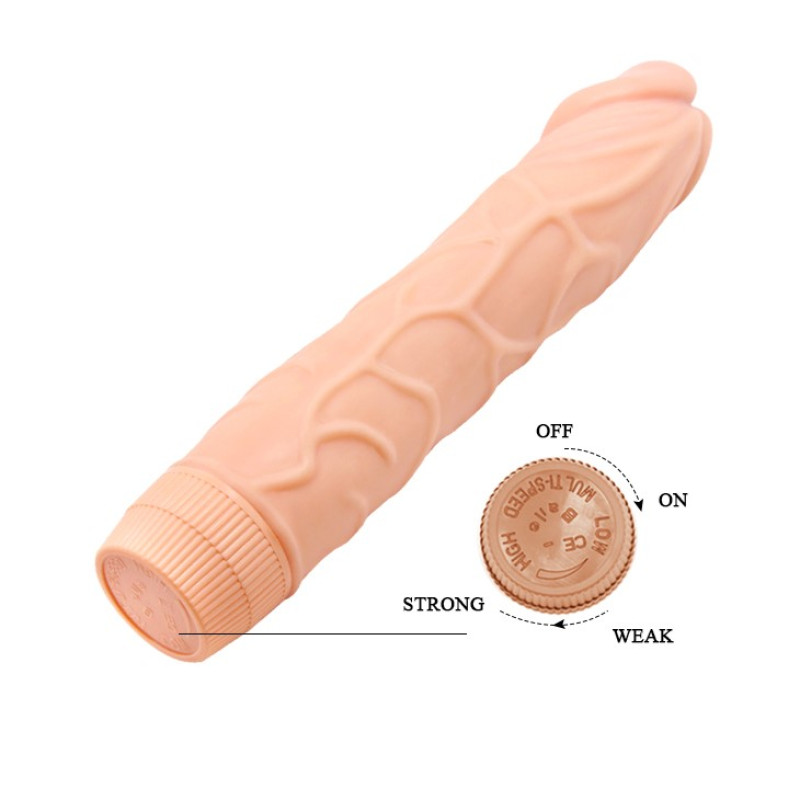 Реалистичный вибратор LyBaile Barbara Bob Dildo Vibrator Телесный Реалистичный вибратор LyBaile Barbara Bob Dildo Vibrator Телесный