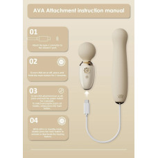 Пульсатор Zalo – AVA Attachment Sakura Pink для смарт-вибромассажера Zalo – AVA
