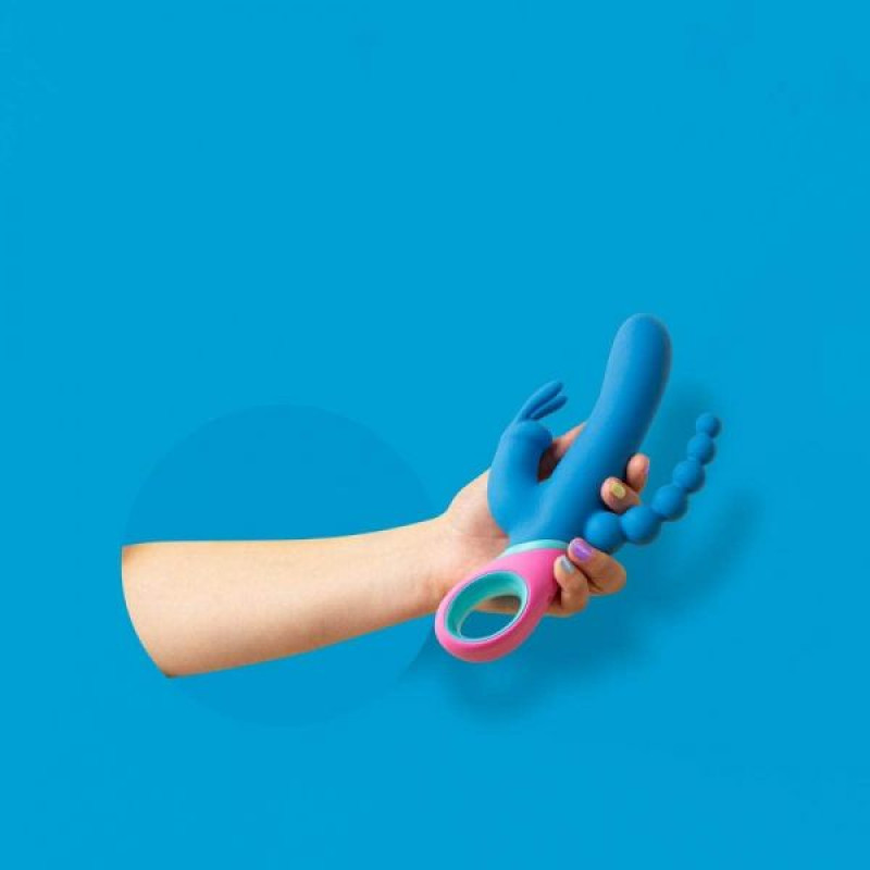 Вибромассажер тройной зайчик с вращающей головкой Pmv20 Vice Вибромассажер тройной зайчик с вращающей головкой Pmv20 Vice