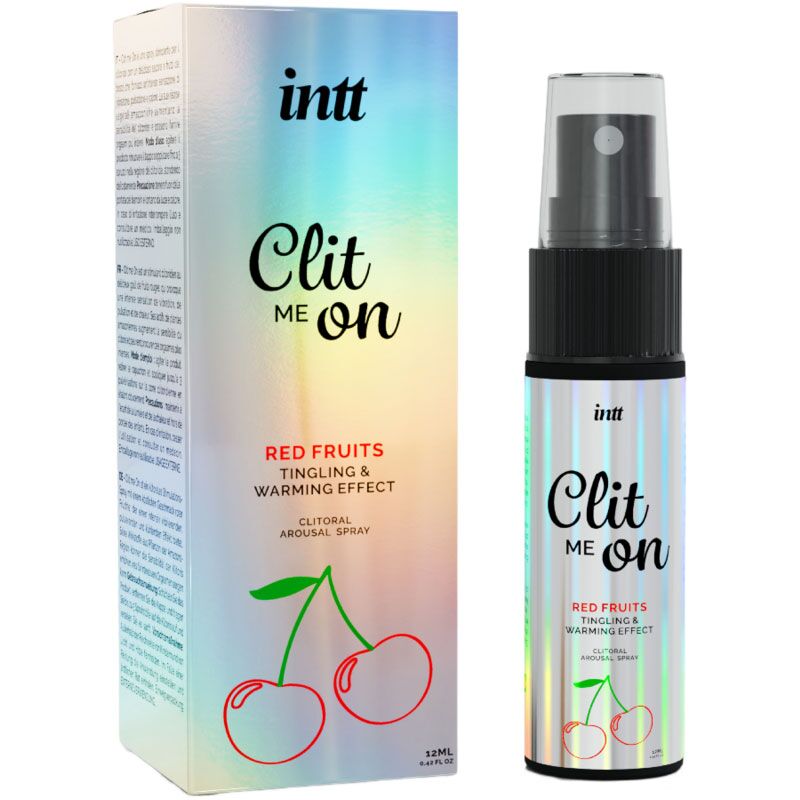 Збуджувальний спрей для клітора Intt Clit Me On Red Fruits Warming Effect 12 мл, зігріваючий ефект Збуджувальний спрей для клітора Intt Clit Me On Red Fruits Warming Effect 12 мл, зігріваючий ефект