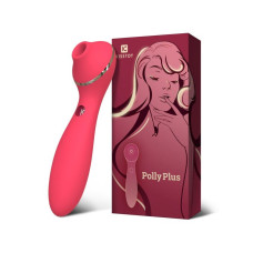 Вакуумний вібратор KisToy Polly Plus Червоний