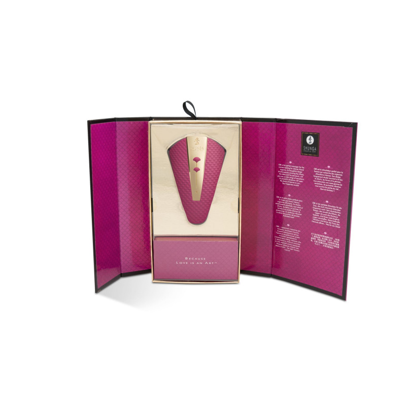 Клиторальный вибратор Shunga Obi Raspberry Клиторальный вибратор Shunga Obi Raspberry