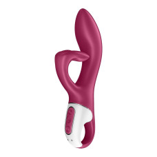 Вибратор-кролик с тройным отростком Satisfyer Embrace me Berry, 2 мотора, диаметр 3,6 см