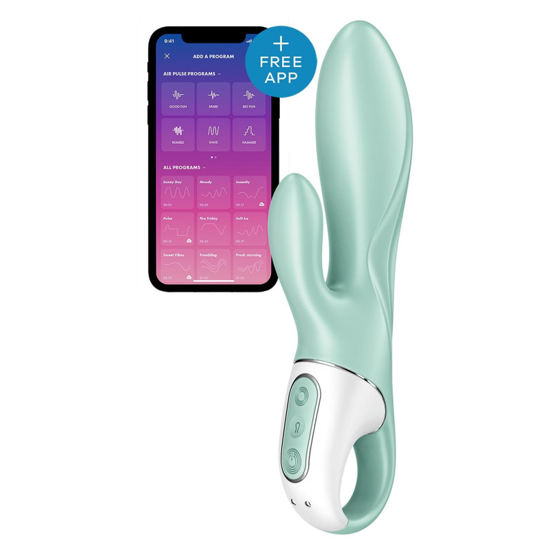 Смарт вібратор-кролик Satisfyer Air Pump Bunny 5+, надувається Смарт вібратор-кролик Satisfyer Air Pump Bunny 5+, надувається
