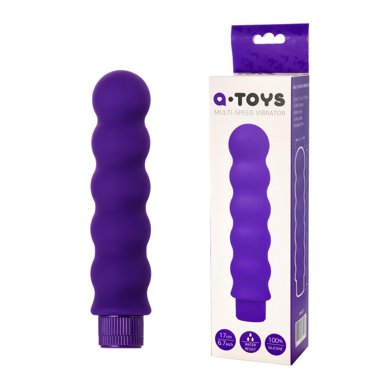 Оригинальный вибратор Toyfa A-Toys 17 см Фиолетовый