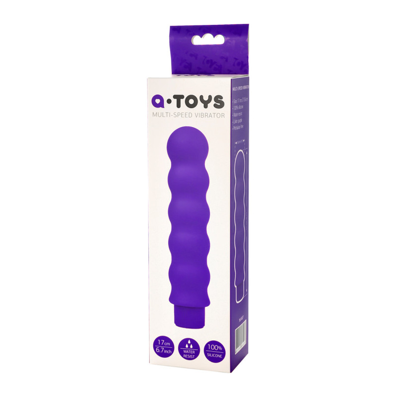 Оригинальный вибратор Toyfa A-Toys 17 см Фиолетовый