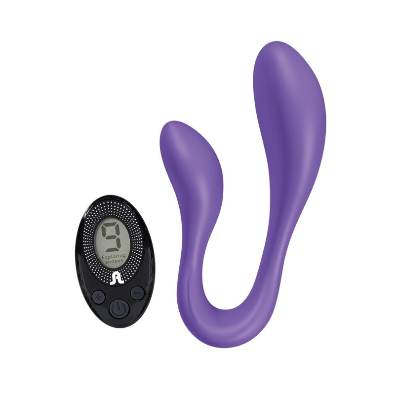 Вибратор для пар Adrien Lastic Couple Secrets II с пультом LRS, два мотора, универсальный Вибратор для пар Adrien Lastic Couple Secrets II с пультом LRS, два мотора, универсальный