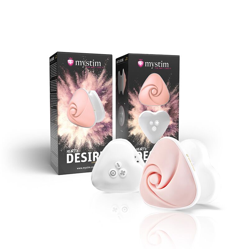 Вибратор для клитора Mystim Heart´s Desire White, 8 режимов, очень мощный Вибратор для клитора Mystim Heart´s Desire White, 8 режимов, очень мощный