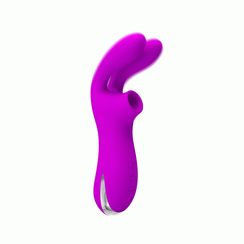 Вібратор Pretty Love Ralap Vibrator + Suction Фіолетовий Вібратор Pretty Love Ralap Vibrator + Suction Фіолетовий