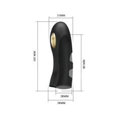 Насадка на палець Pretty Love Pegasus Fingering Electric Vibrator Black
