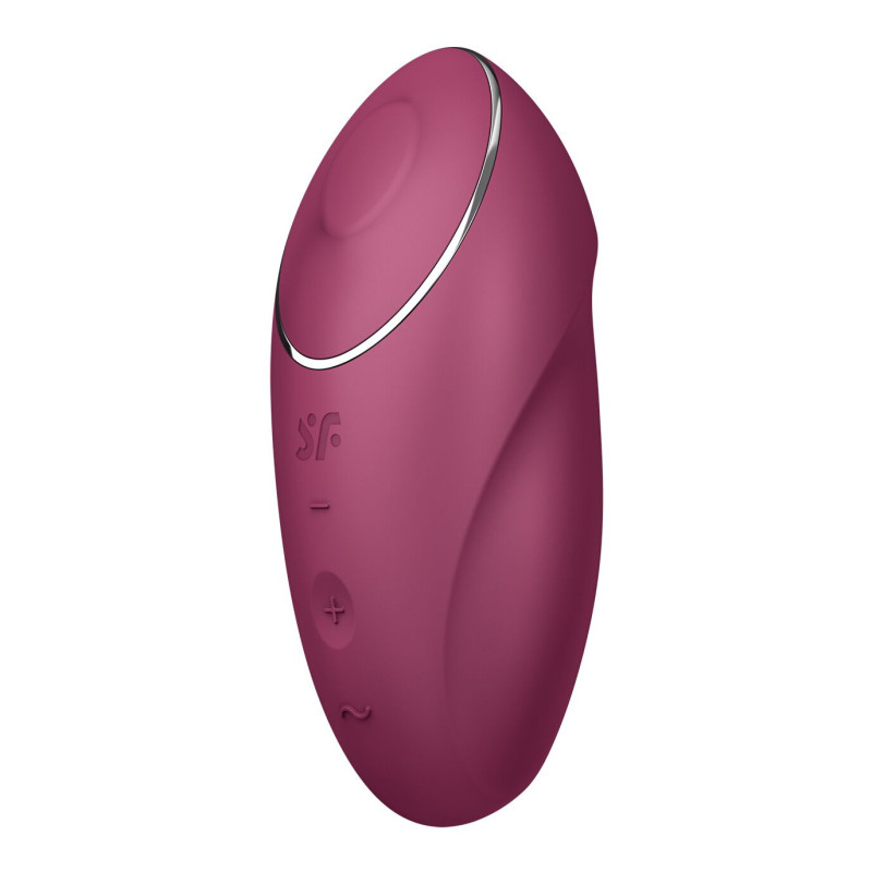 Вибростимулятор-пульсатор Satisfyer Tap & Climax 1 Red, эффект постукивания пальцем, 2 мотора Вибростимулятор-пульсатор Satisfyer Tap & Climax 1 Red, эффект постукивания пальцем, 2 мотора