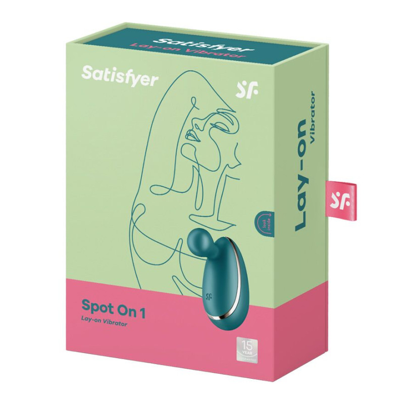 Вибратор для наружной стимуляции Satisfyer Spot On 1 Green, гибкий отросток Вибратор для наружной стимуляции Satisfyer Spot On 1 Green, гибкий отросток