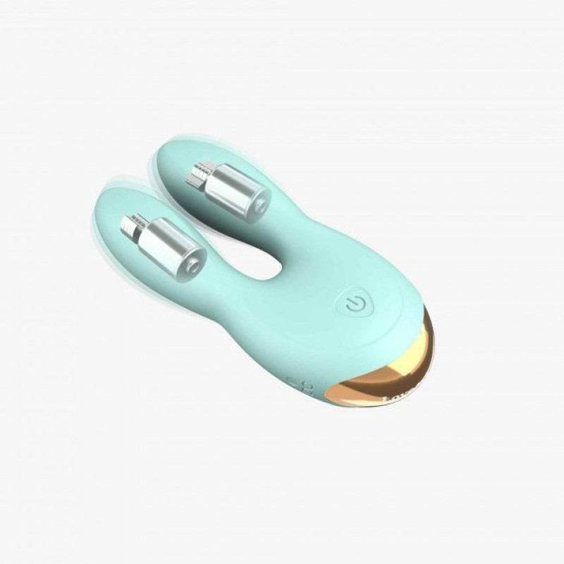 Вибратор-кролик Love To Love Hear Me Бирюзовый Вибратор-кролик Love To Love Hear Me Бирюзовый