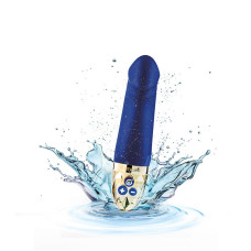 Вібратор Mystim Real Deal Neil Blue, потужний мотор, 8 режимів