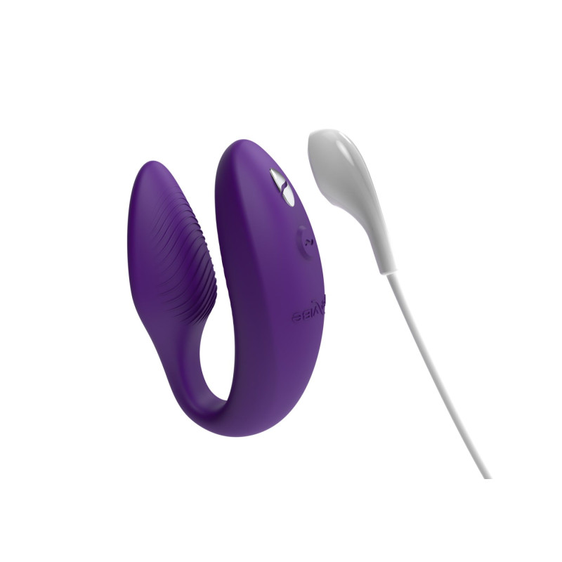 Смарт-вибратор для пар We-Vibe Sync 2 Purple, 10 виброрежимов, пульт ДУ Смарт-вибратор для пар We-Vibe Sync 2 Purple, 10 виброрежимов, пульт ДУ