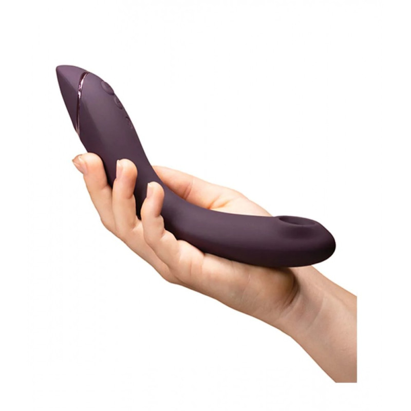 Вібратор для точки G c вакуумною стимуляцією Womanizer OG Aubergine