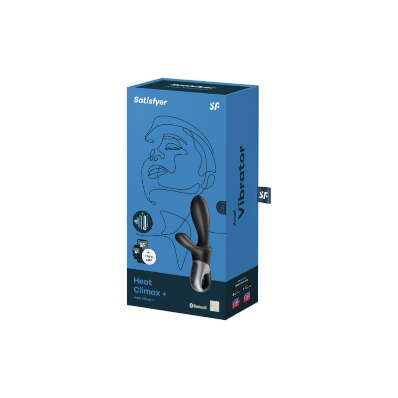 Универсальный смарт-вибратор с подогревом Satisfyer Heat Climax+