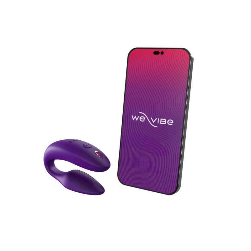 Смарт-вибратор для пар We-Vibe Sync 2 Purple, 10 виброрежимов, пульт ДУ Смарт-вибратор для пар We-Vibe Sync 2 Purple, 10 виброрежимов, пульт ДУ